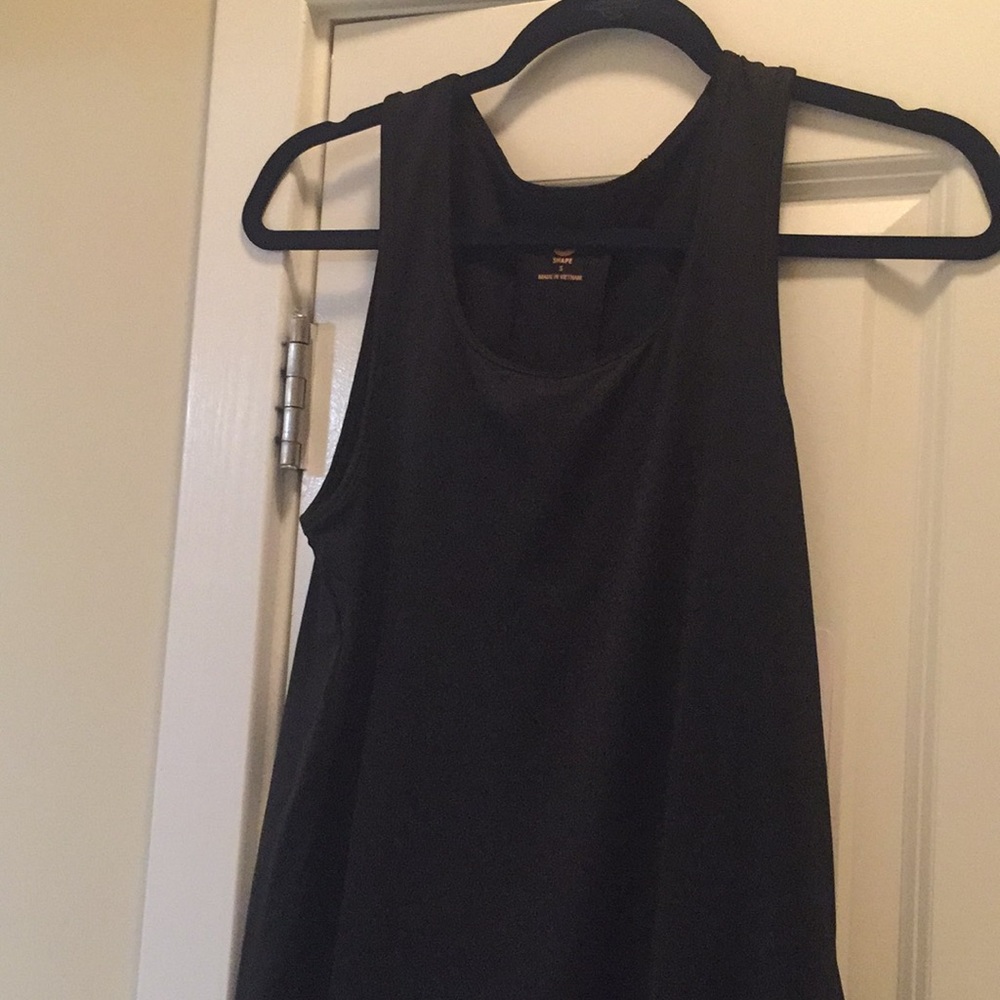 NwT SHAPE activewear- black workout tank
